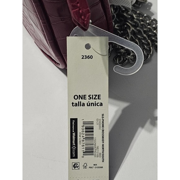 No Boundries Red Phone North/South Crossbody  Bag - Picture 8 of 13